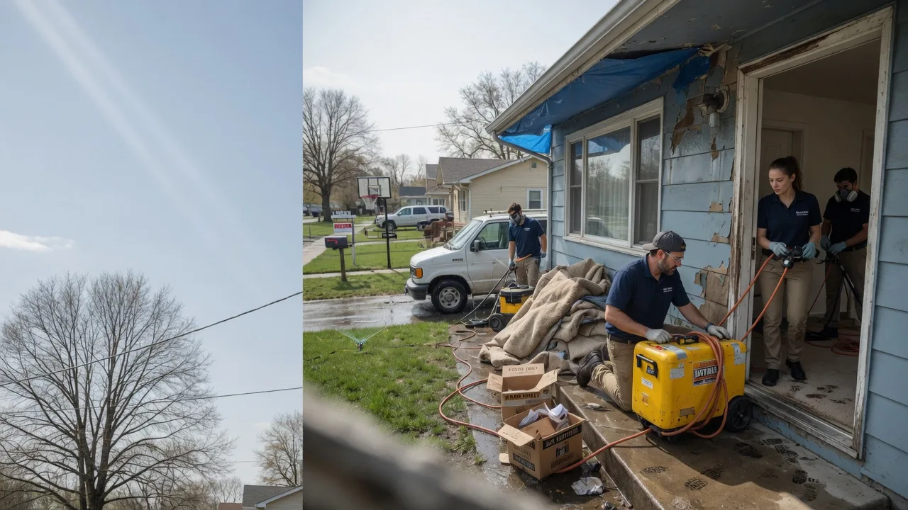 Basement Flood Cleanup in Meridian, OK near me